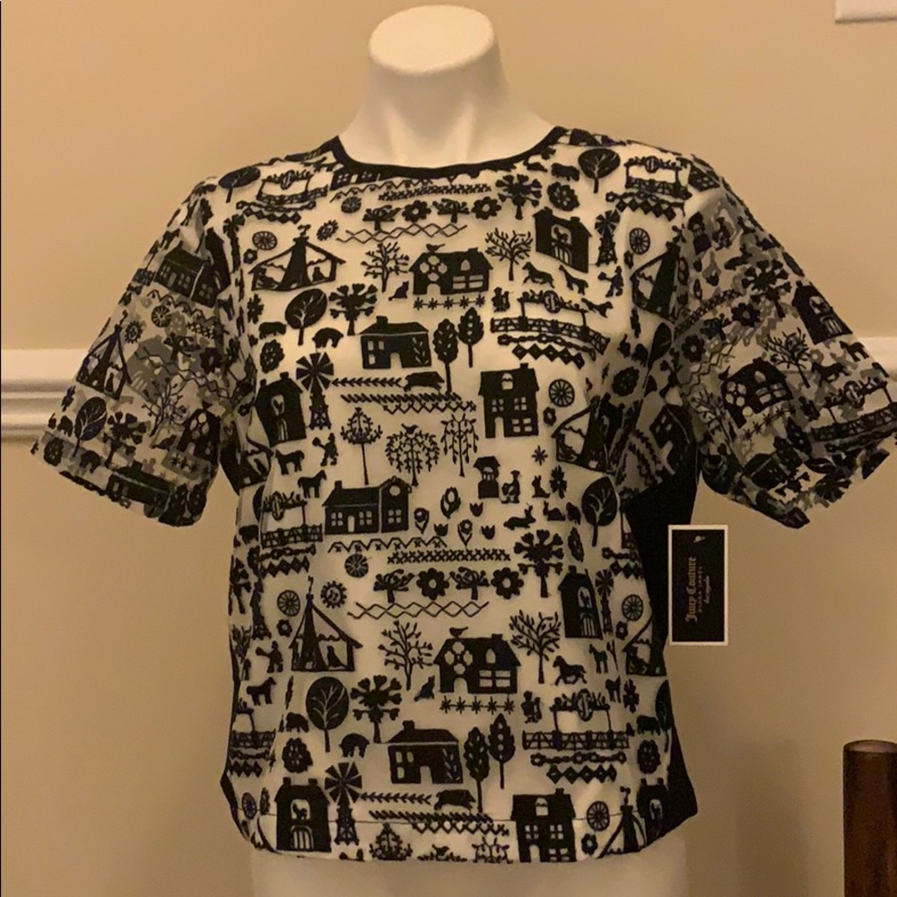 Juicy Couture Black Label - BIRCH MALMO LANDSC TOP